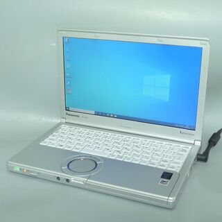 送料無料 SSD256GB 軽量モバイル ノートパソコン 中古良品 12.1型 Panasonic CF-NX4EDWVS 第5世代Core i5 8GB 無線 Windows10 LibreOffice