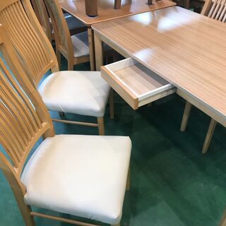 【愛品館八千代店】ダイニング5点セット③【愛八DN】