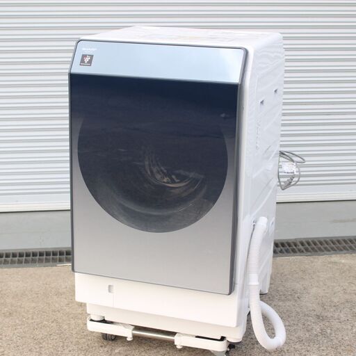 T745)★美品★SHARP 全自動洗濯機 ES-W112 11kg AIでスマートお洗濯 ドラム型洗濯機 シャープ 2019年製