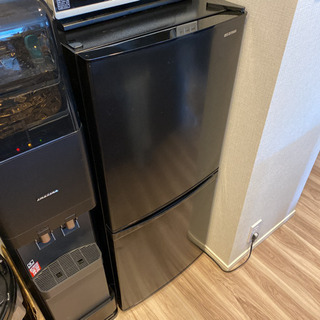 アイリスオーヤマ 冷蔵庫 ブラック IRIS IRSD-14A-B