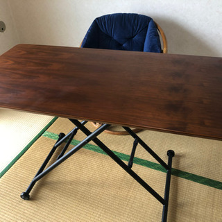 【ネット決済】リビングテーブル　昇降式