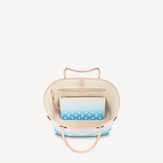 最新作 2021SS ヴィトン サマーコレクション ネヴァーフルMM ブルー