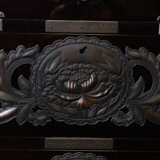 美品 最高級 欅産業 伝統工芸 仙台箪笥 欅材 木地呂漆塗り 民芸箪笥 衣装箪笥 時代箪笥 和箪笥 直接引き取り限定