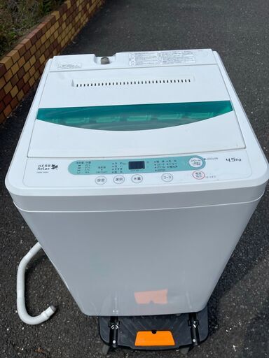 ■都内近郊無料で配送、設置いたします■2016年製 洗濯機 YAMADA YWM-T45A1 4.5キロ■YA01