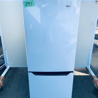 ✨2017年製✨291番 Hisense✨2ドア冷凍冷蔵庫✨HR-D15C‼️