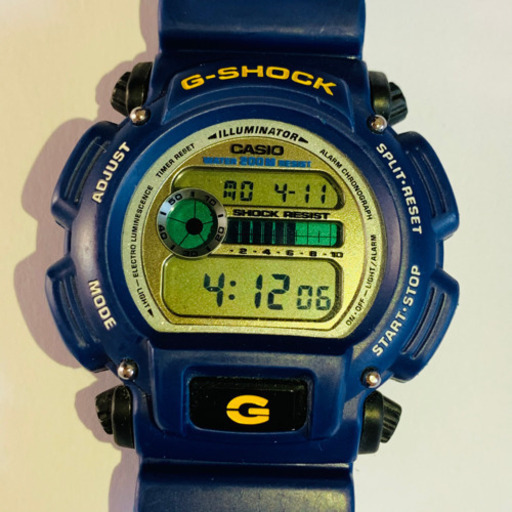 最も G-SHOCK カシオ DW-9052 デジタル メンズ ブルー 腕時計