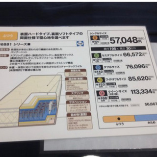 【4/15.16引き取り希望】シーリーセミダブル　定価60,000超え