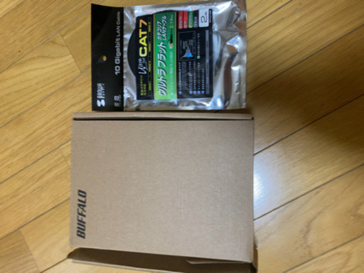 【未使用品】BUFFALO社製　無線LAN親機　【LANケーブル2mおまけで付けます】