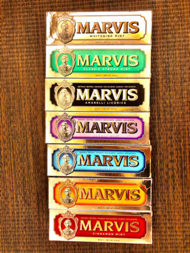 MARVIS 新品 歯磨き粉 7フレーバーセット 85ml×7本 マービス イタリア ホワイトニング