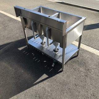 ⭐︎中古品 タニコー 2槽シンク 1000×600×940