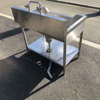 ⭐︎中古品　タニコー　1槽シンク(舟型) 900×600×800 ⭐︎中古品 タニコー 1槽シンク(舟型) 900×600×800