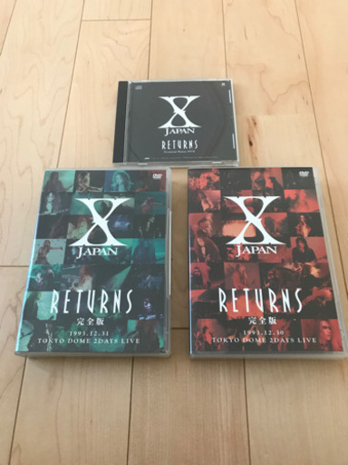 驚きの値段】 X JAPAN RETURNS完全版DVD-BOX初回限定7枚組 本・音楽 
