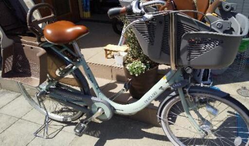 お話中■子ども乗せ自転車　二人乗せ ふらっかーず 丸石サイクル 非電動