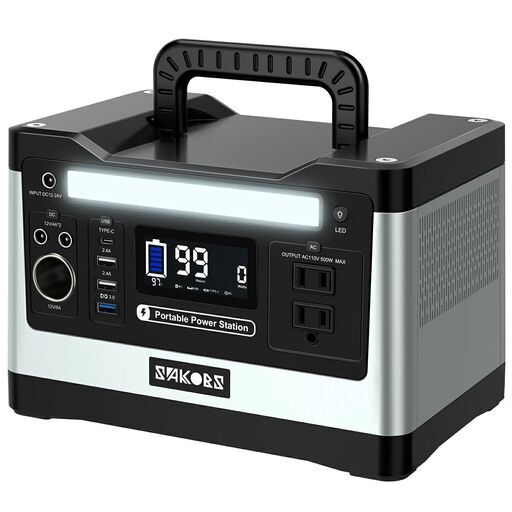 【新品】ポータブル電源 150,000mA/540wh PSE認証 家庭用蓄電池