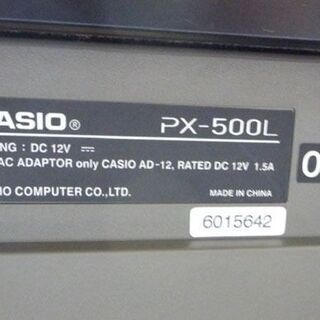 カシオ 電子ピアノ Privia/プリヴィア PX-500L 05年製 88鍵盤 イス