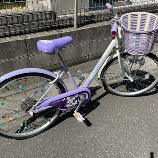 【ネット決済】女の子用子ども用自転車　22インチ