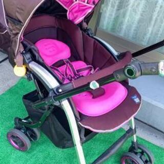 ❰高機能！❱コンビ ベビーカー ネムリエ オート４キャス  UE-720 アマランスピンク 高機能！❱コンビ ベビーカー ネムリエ オート4キャス UE-720