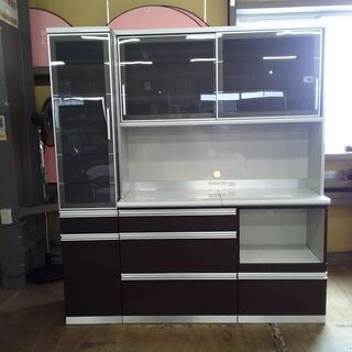 愛品倶楽部柏店】綾野製作所 2枚スライド扉キッチンボード LXシリーズ