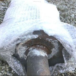 砲弾マフラー 車種不明 状態悪め