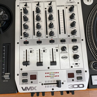 ターンテーブルセット Technics SK-1200MK5 & BEHRINGER VMX 300