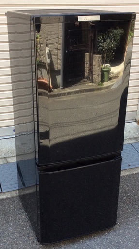 【RKGRE-626】特価！三菱/146L 2ドア冷凍冷蔵庫/MR-P15D-B/中古品/2018年製/当社より近隣無料配達