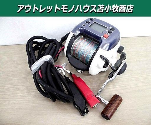 ジャンク品 通電確認済み 動作不明 シマノ 電動リール 3000EV コード付き  苫小牧西店