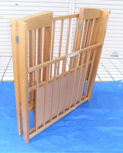 綺麗/スリーピー（石崎家具）ベビーベッドミニワンタッチタイプ/昨年5 