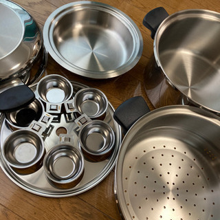 新品・未使用・備品全揃い】 アムウェイ クィーン 6L シチューパンセット