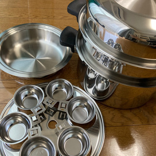 新品・未使用・備品全揃い】 アムウェイ クィーン 6L シチューパンセット