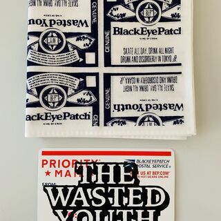 Wasted Youth x Black Eye Patch バンダナ＆ステッカー candw.co.nz