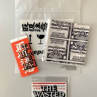 Wasted Youth x Black Eye Patch バンダナ＆ステッカー