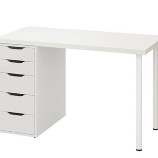 昇格式 IKEAイケアデスクBEKANTベカント1.4m×0.6m