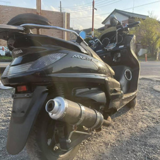 ヤマハ グランドマジェスティ250 SG15J 社外マフラー！ 社外ハンドル