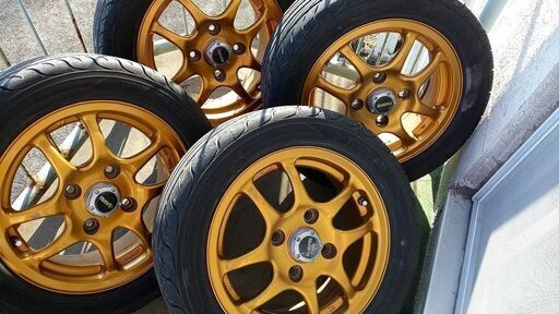 引取限定】スズキカプチーノ RAYSホイール4本セット アウトレット