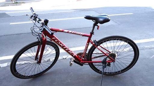 ☆クロスバイク FORTERA CIELO 21段変速 700×28C 赤 フォルテラ シエロ