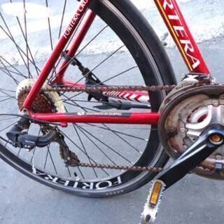 クロスバイク 28インチ FORTERA CIERO 700×28C 21段変速 レッド 自転車☆ PayPay(ペイペイ)決済可能 ☆ 札幌市 豊平区 平岸