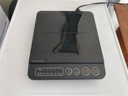 IRIS OHYAMA IHコンロ1000W IHK-TK6-B ブラック アイリスオーヤマ
