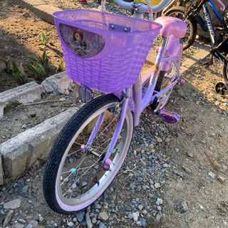 【ネット決済・配送可】子供用自転車 ソフィア