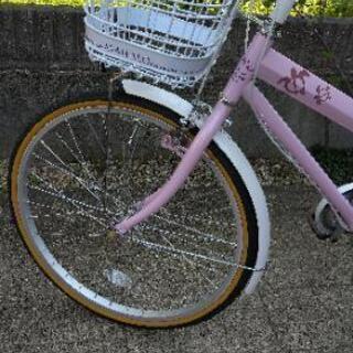 マハロ 自転車 ピンク 24インチ