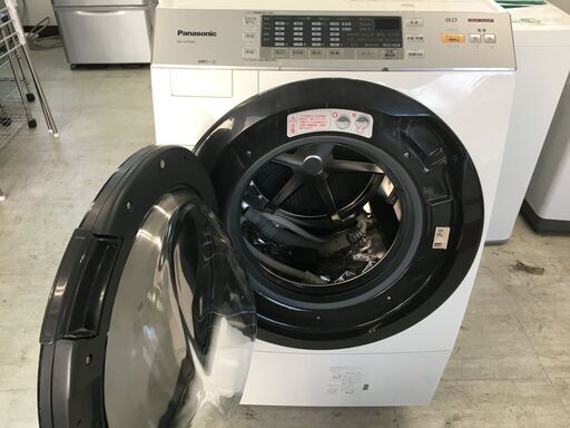 パナソニック9.0Kドラム式洗濯乾燥機 2015年製  分解クリーニング済み！エコナビ!