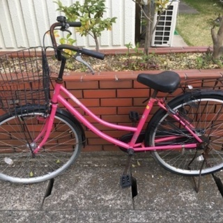 (chariyoshy 出品)26インチ自転車　ピンク