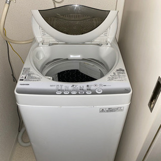 【ネット決済】お話中です 洗濯機 TOSHIBA 5キロ 2014年式