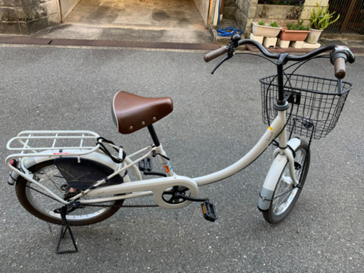 【受渡先決定】子供2人乗せ20インチ自転車(非電動)3段変速つき　お譲りします。