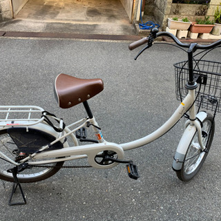 【受渡先決定】子供2人乗せ20インチ自転車(非電動)3段変速つき...