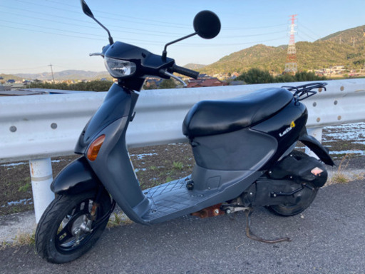 【売約済】実働 BT新品 スズキ CA45A レッツ4 4スト インジェクションバイク 原付 スクーター 紺