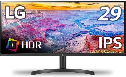 LG モニター ウルトラワイドディスプレイ 29WL500-B 29インチ/21:9 (2560×1080)/HDR/IPS 非光沢/FreeSync対応/HDMI×2