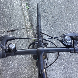 動作＞NEXTYLE・ネクスタイル・ブラック・軽量アルミフレーム 700C