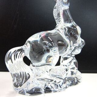 美品 Baccarat バカラ ジャンピングホース フィギュリン 跳ね馬 札幌市