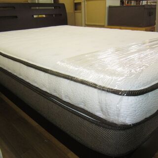 R055 NITORI ダブルベッド、N-Sleep Hard-CR ダブルマットレス、幅140cm キレイ