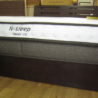 R055 NITORI ダブルベッド、N-Sleep Hard-CR ダブルマットレス、幅140cm キレイ
